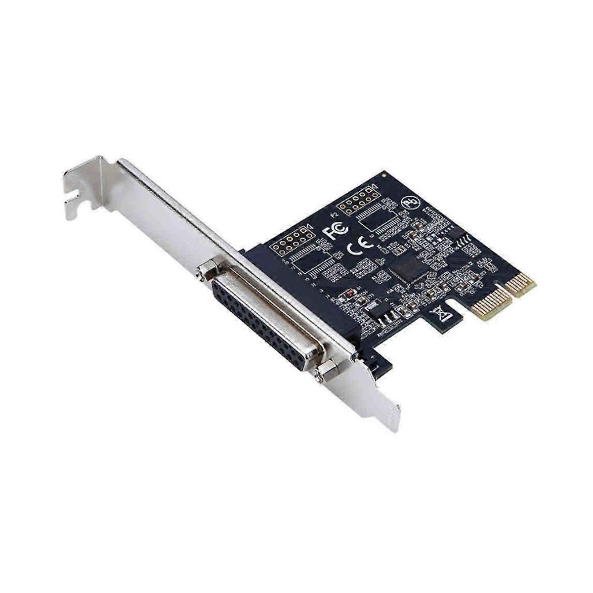 Adattatore convertitore per scheda riser PCIe DB25 a 25 pin con porta parallela di alta qualità AX991 per stampante e scheda PCI-E
