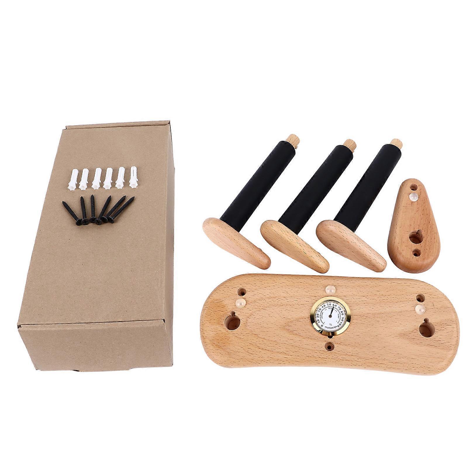 الخشب الكهربائية الغيتار جدار جبل أفقي عالمي توفير الفضاء سبليت باس الصوتية الغيتار عرض شماعات مع الرطوبة