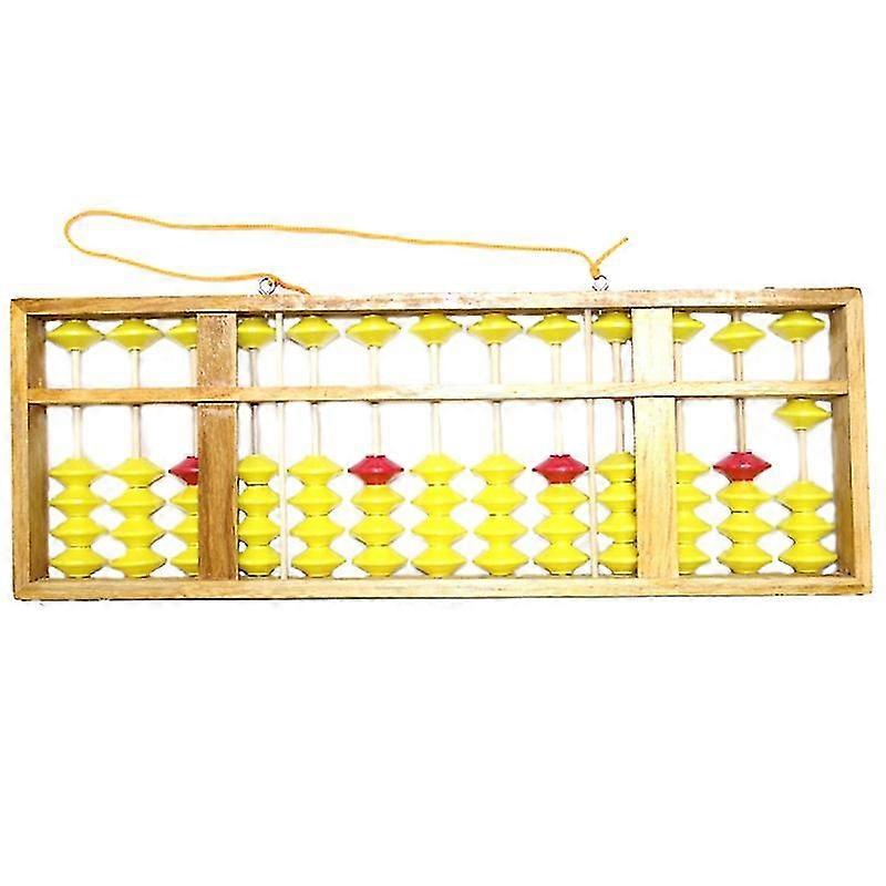 Chinese Abacus 13 Column Wood Hanger Big Size Non-Slip Abacus Chinese Soroban Tool In Mathematics Kids Math Education Toy 58Cm