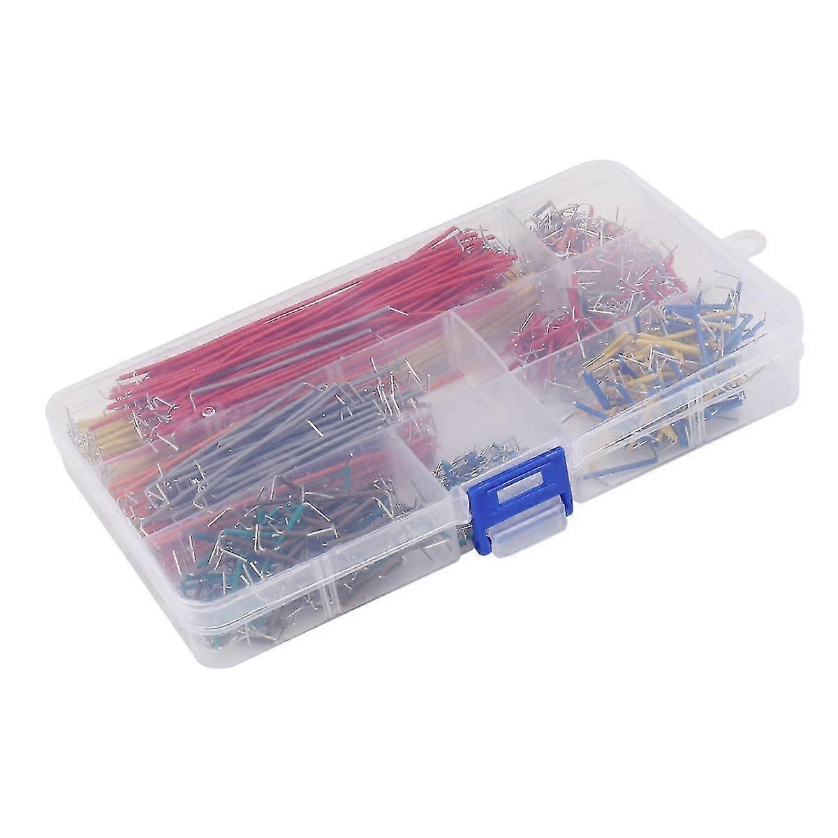 840 Piece Breadboard Jumper Cable Kit, 14 Lengths for Breadboard Prototype Soldering Flex Circuits