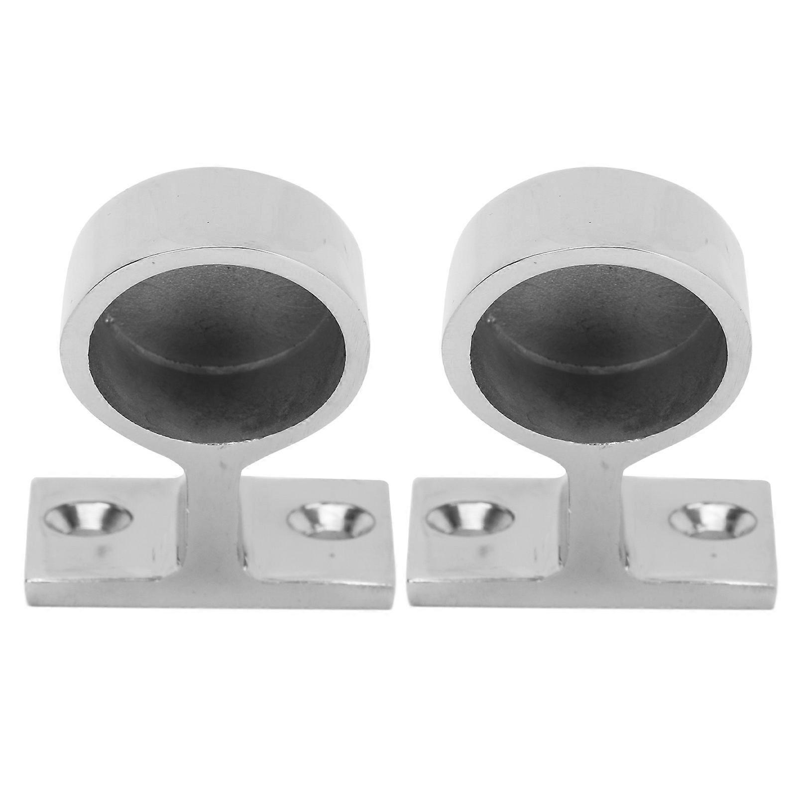 2PCS τοποθέτηση χειρολαβών ορθοστατών 316 στίλβωση καθρεφτών ανοξείδωτου Rustproof για το θαλάσσιο σκάφος σκαφών αναψυχής 25mm/1in YEMAA