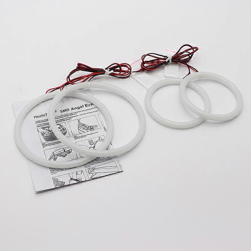 SMD القطن ضوء التبديل LED الملاك العين هالو الدائري كيت لبي ام دبليو 3 سلسلة E90 E92 E93 M3 2007-2013 كوبيه كابريوليه