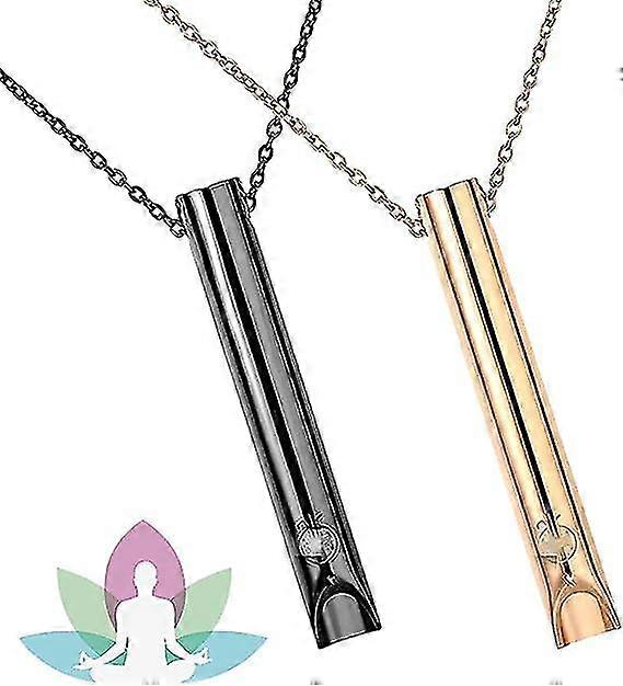 2pcs Breathing Necklace for Anxiety Relief