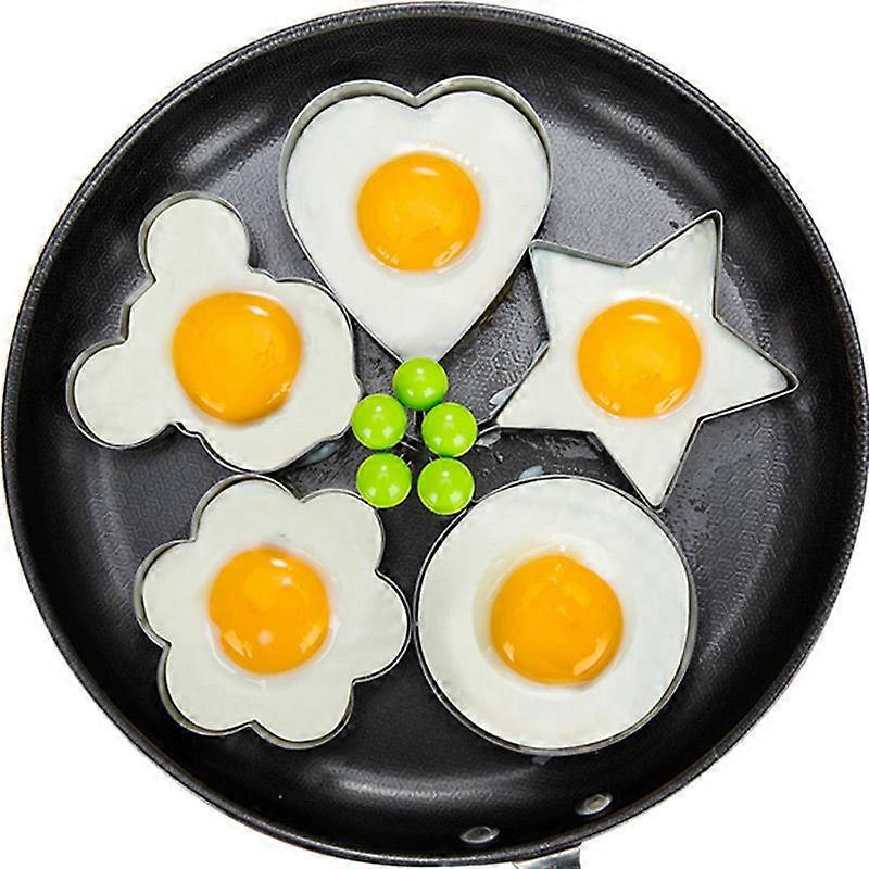 Stainless Steel Egg Frying Machine Heart-Shaped Egg Frying Machine Breakfast Baking Model Heart-Shaped Egg Frying Machine Gadget