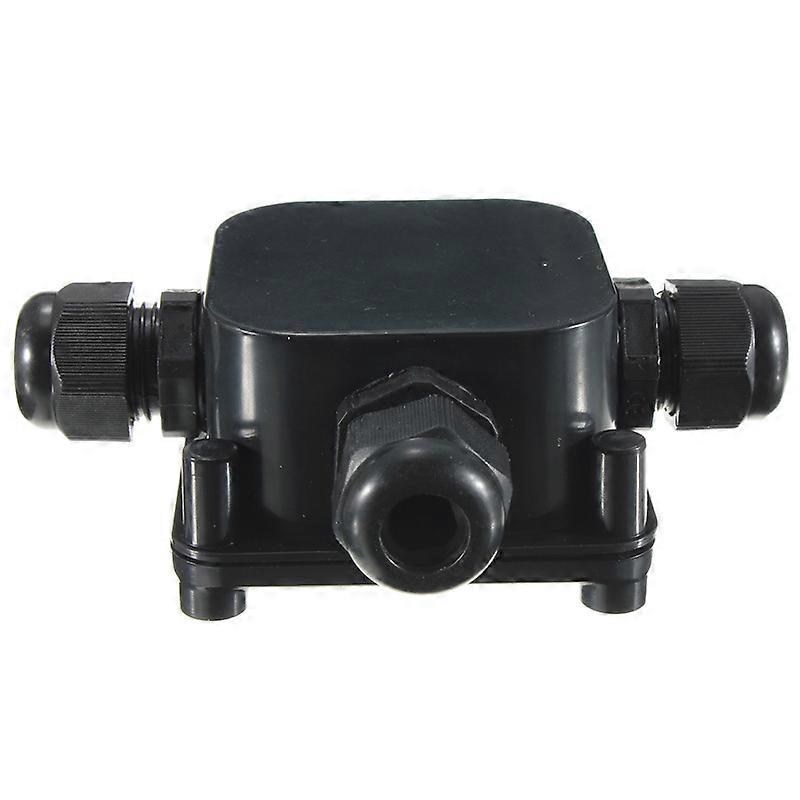 Junction Box, IP68 3 Way Waterproof Cable Connector Electrical Connection Box Cable Muffle