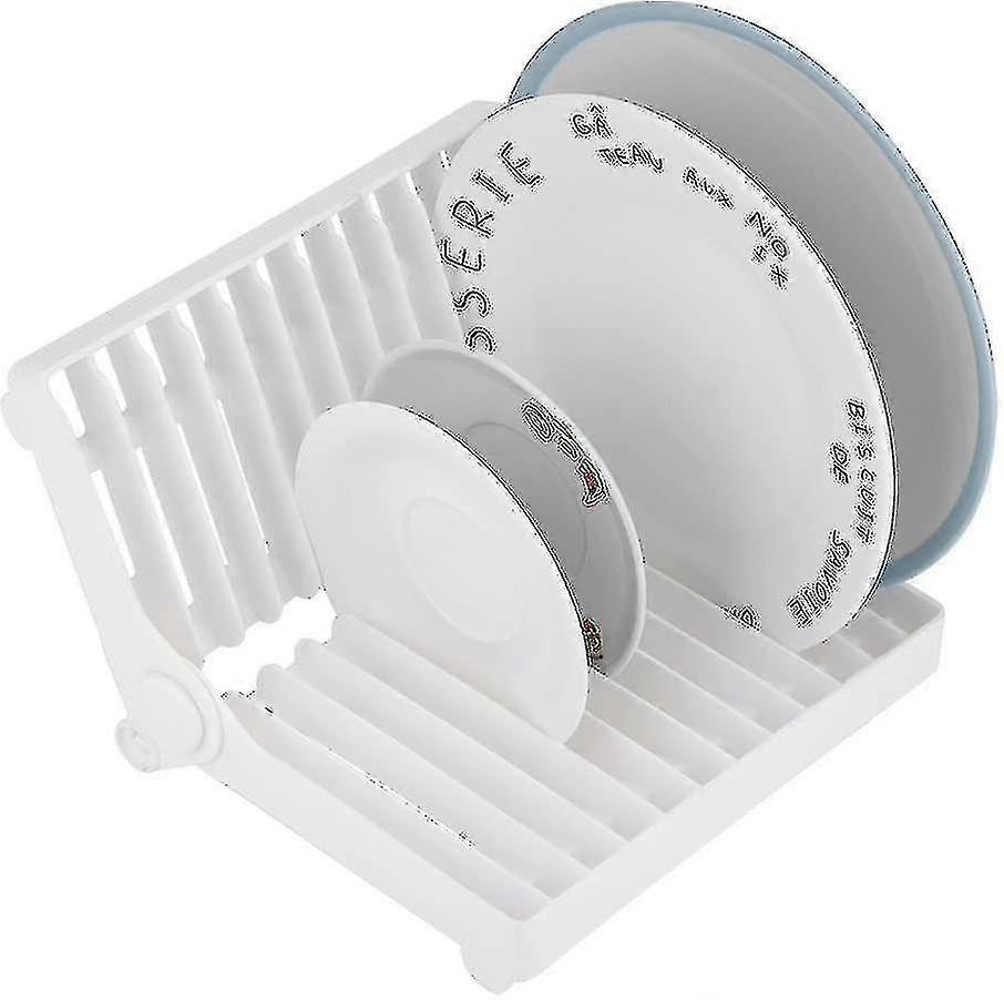 Dish  Drying  Rack  Plactic  Foldable  Dishes  Drainer  Home  Kitchen  Dish  Plate  Drying  Rack  Organizer