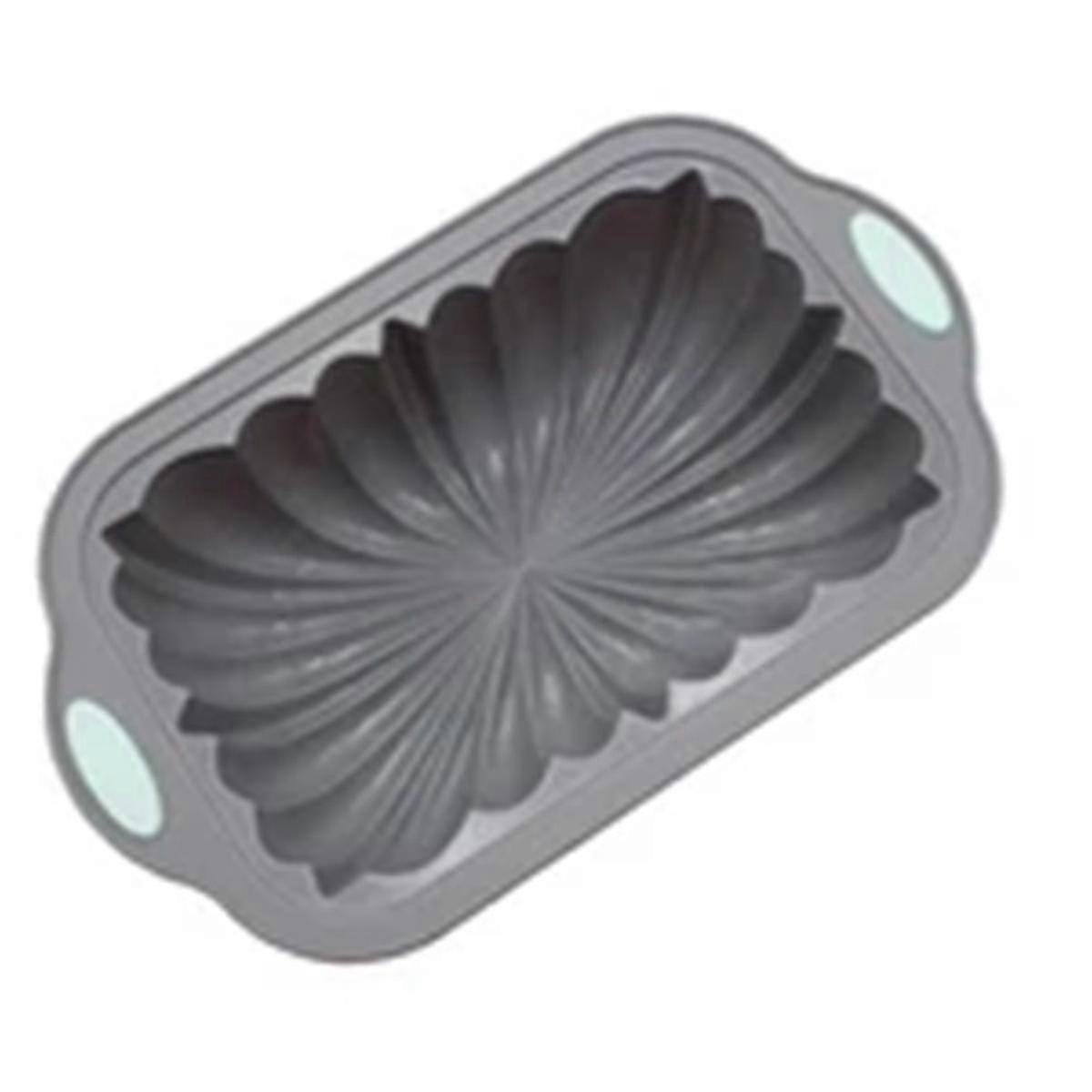 Silikon Brot Laibpfanne Nordic Design Klassische geriffelte Toastform Metallverstärkter Rahmen Sicheres Bakin-Gut