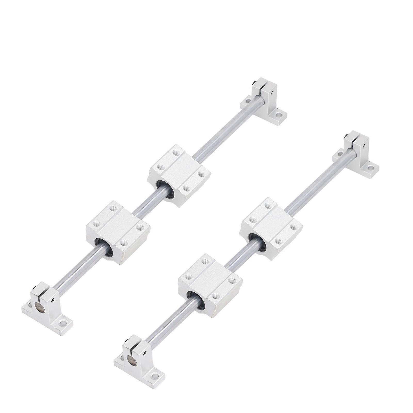 Linear Rail Slide Linear Rail Guide Linear Motion Slide Rail with 4Pcs Slide Block for Machinery 10?500