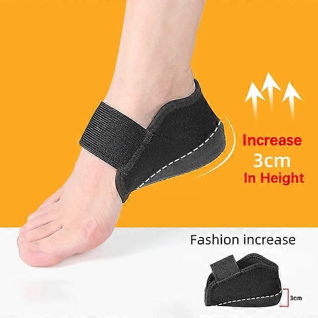 1-3Cm Invisible Height Increase Silicone Soc Gel Pads Orthopedic Arch Support Heel Cushion Soles Insole 1 Pair