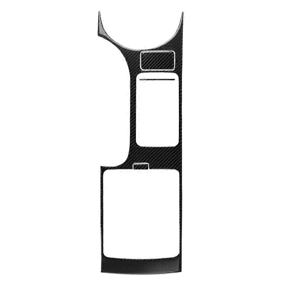 4Pcs Carbon Center Console Transmission Panel Cover Moulding Sticker for 350Z 2006-2009