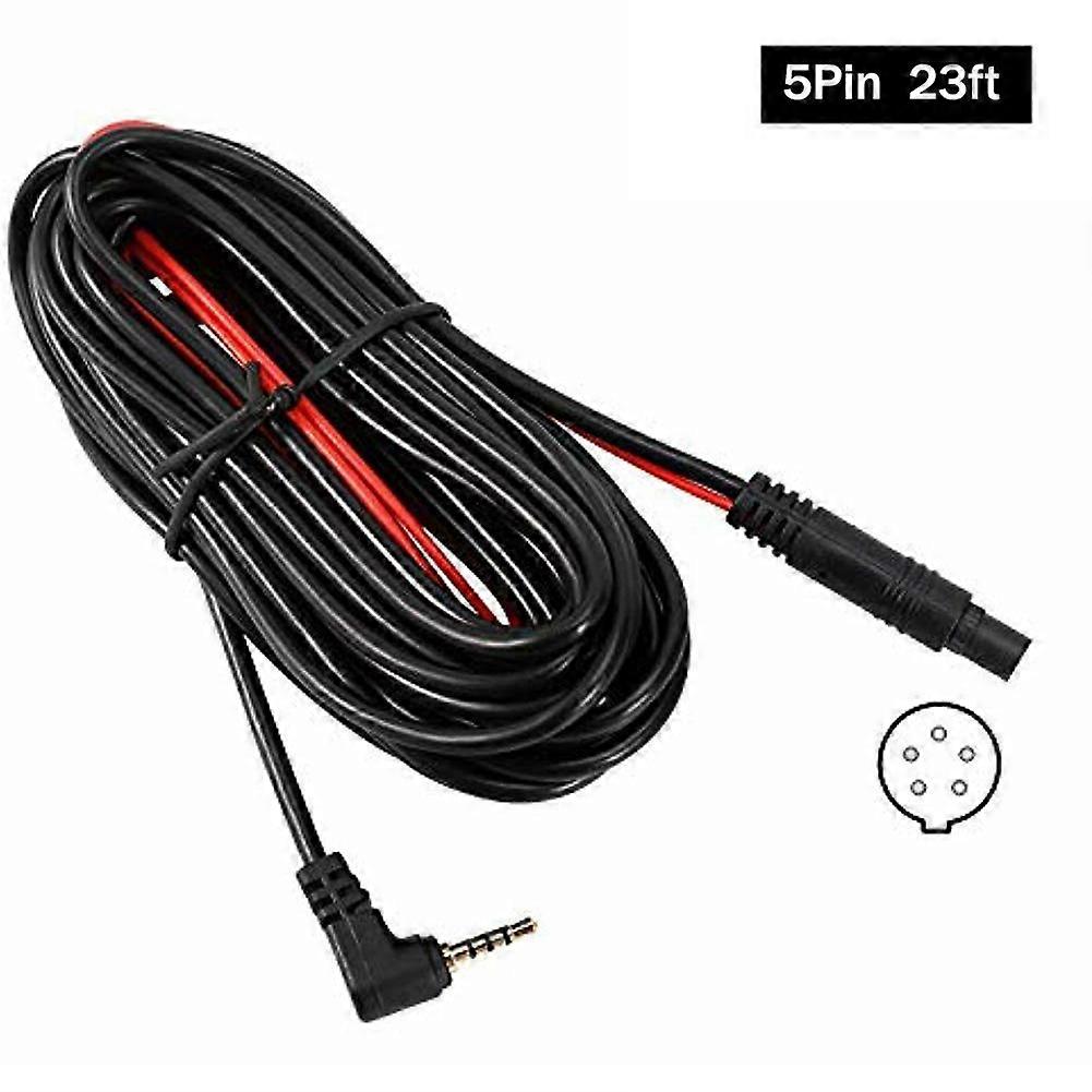 9m Car DVR Backup Rear View Camera 25mm Extension Cable 5 Pin Cord Wire Universal For Vehicle 12V Power Outlet