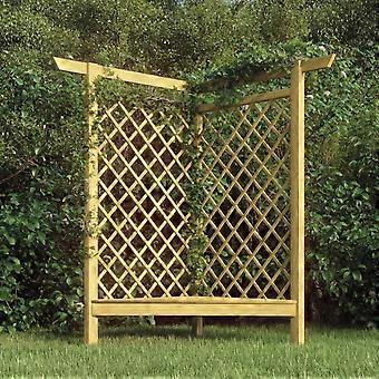 Pergola-Eck mit Sitzbank 166x81x174 cm imprägniertes Kiefernholz