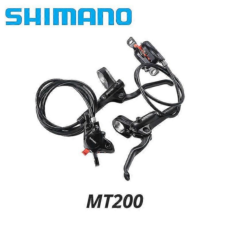 Mt200 Mtb Mountain Bike Hydraulic Disc Brake Set Contains Brakes Lever Rotor Rt56 Rt26 Rt30 180mm