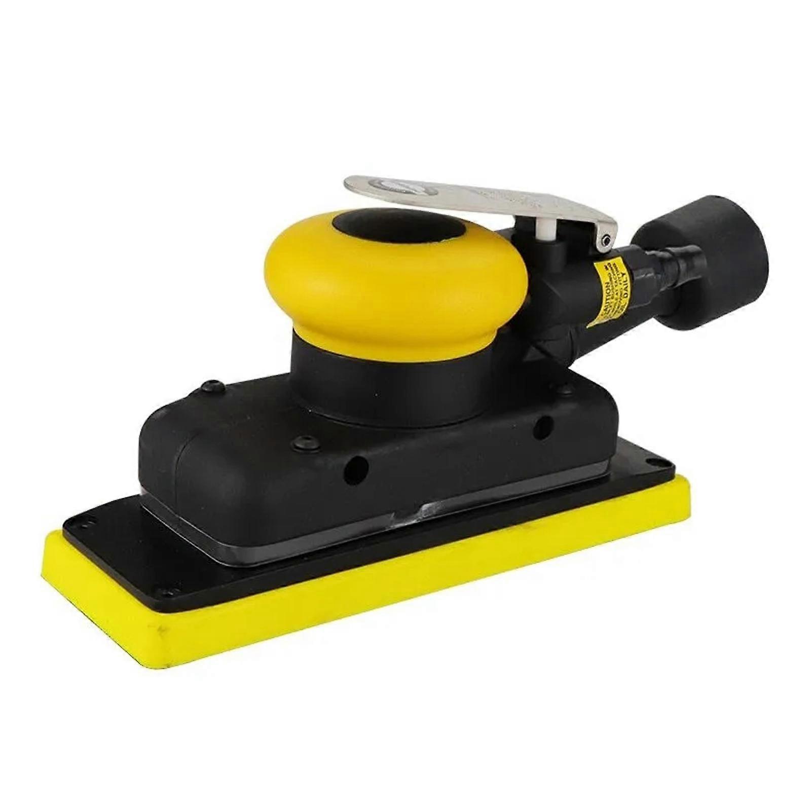 Pneumatic Orbital Air Sander - Rectangular Pad for Smooth Finishes | Ideal for Wood & Metal