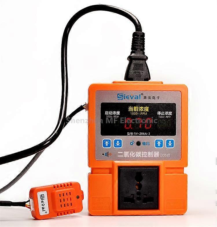 High Quality Carbon Dioxide CO2 Controller for Mushroom Accurate Detection with Intelligent Control