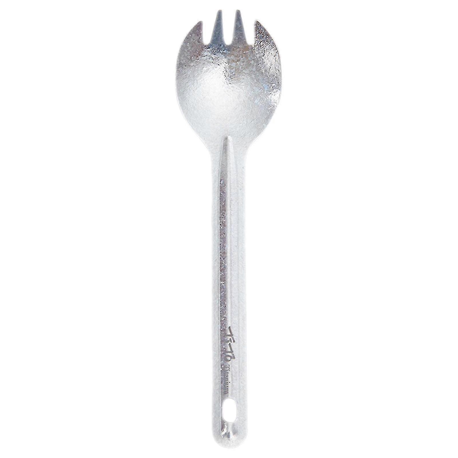 Spork Utensils Anti-rust Anti-oxidation Tableware Camping Hunting Spoon Utensils For Travel1pcssilver