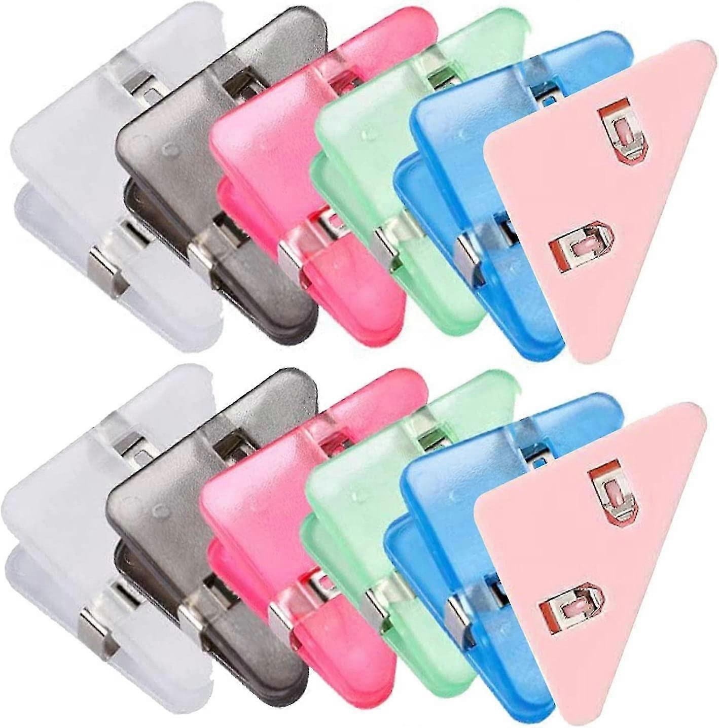 Page Corner Clips - Solid Triangular Book Page Corner Clip - Page Clips Document Organization Storage Binder Document Folder Prevent Books Curling For