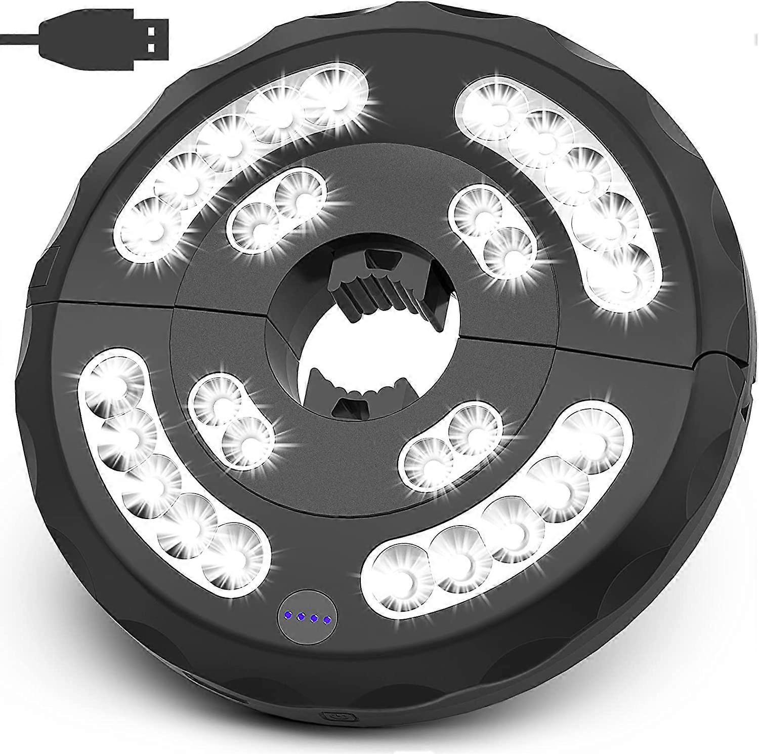 Parasol Lights Patio Umbrella Light Cordless 28 LED Umbrella Lights with 3 Lighting Modes 4 AA Batteries PoweredUSB Rechargeable