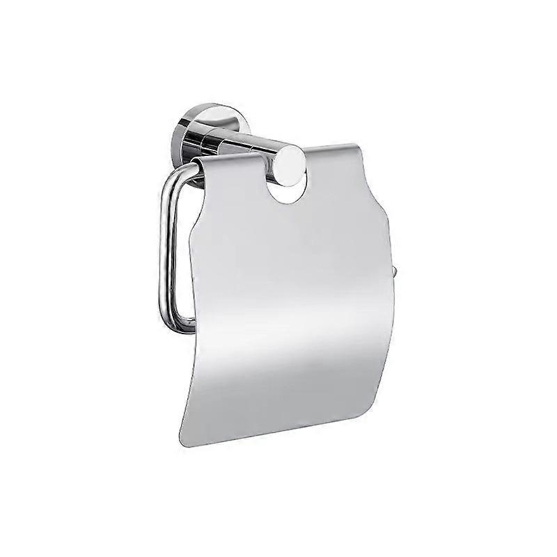 Paper holder with lid Silver