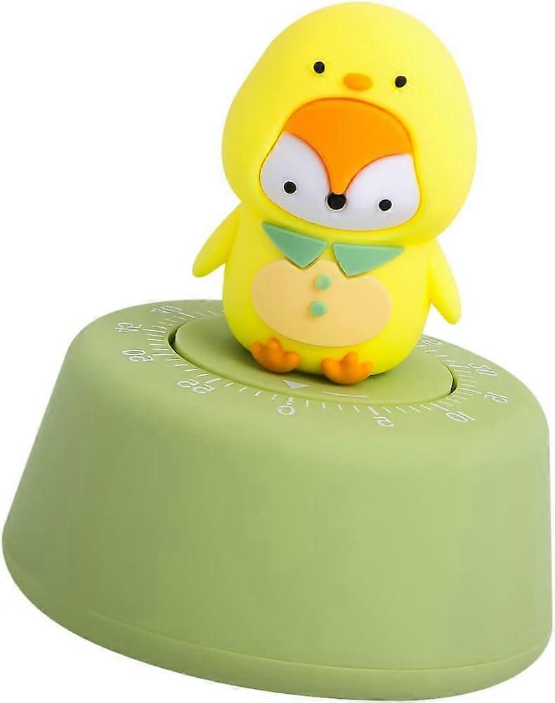 1 kitchen timer Children's mechanical timer 60 minutes Manual cooking timer Clockwork countdown timer Cooking reading movement Learning time managemen