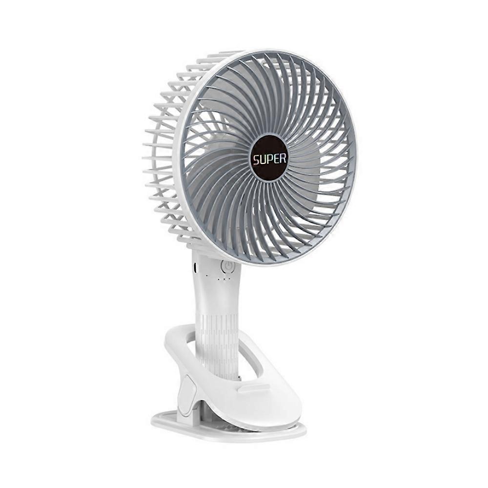 Clamp Fan Small Cooling Handy Desk Low Noise Home Charging USB High Duration Standby Mini Electric Fan