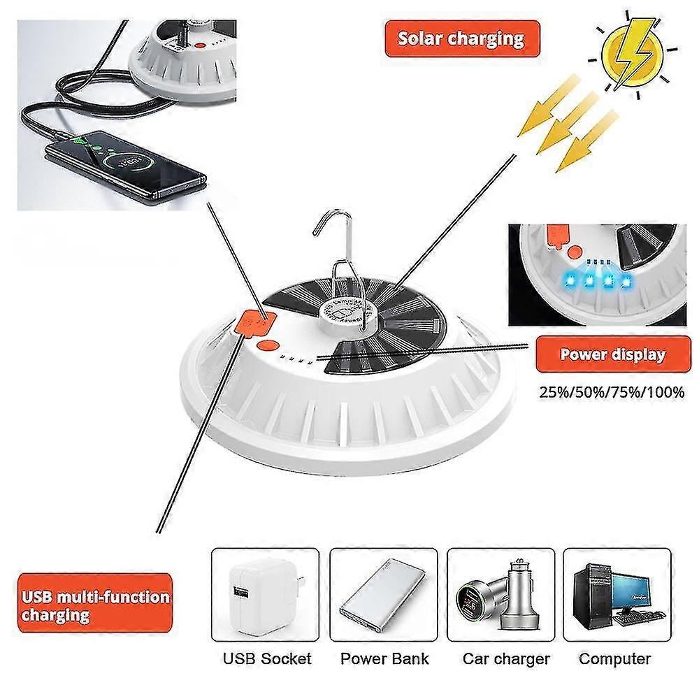 Solar Light With Remote Control,hook Solar Outdoor Use 120 Led Chips