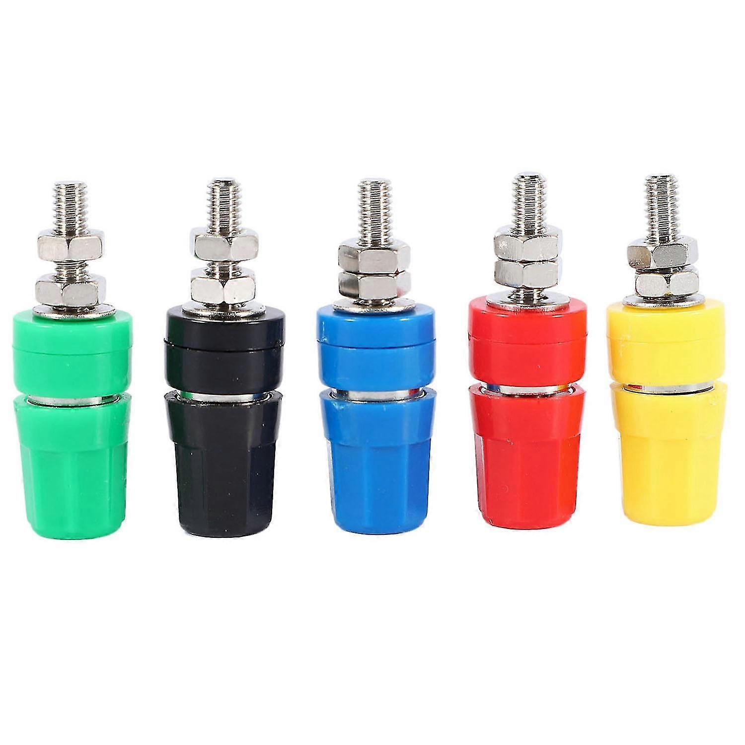 5pcs M4x36純銅端子4mmバナナジャックソケット20aバインディングポストバナナプラグコネクタ