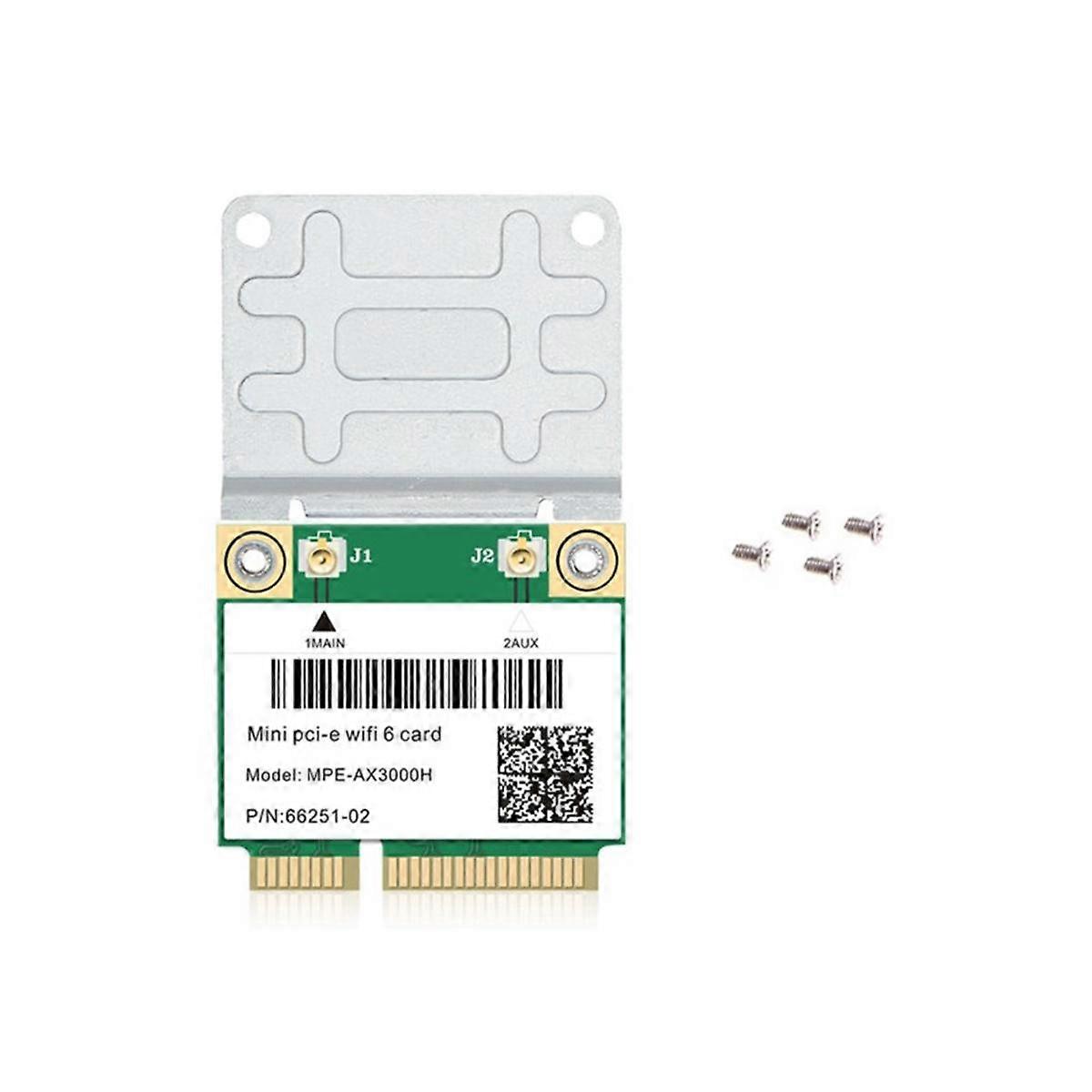 WiFi 6 -AX3000H 2974Mbps Wireless Half Mini PCI-E Wifi Card Bluetooth 5.0 Dual Band 2.4G/5G Wlan Ne