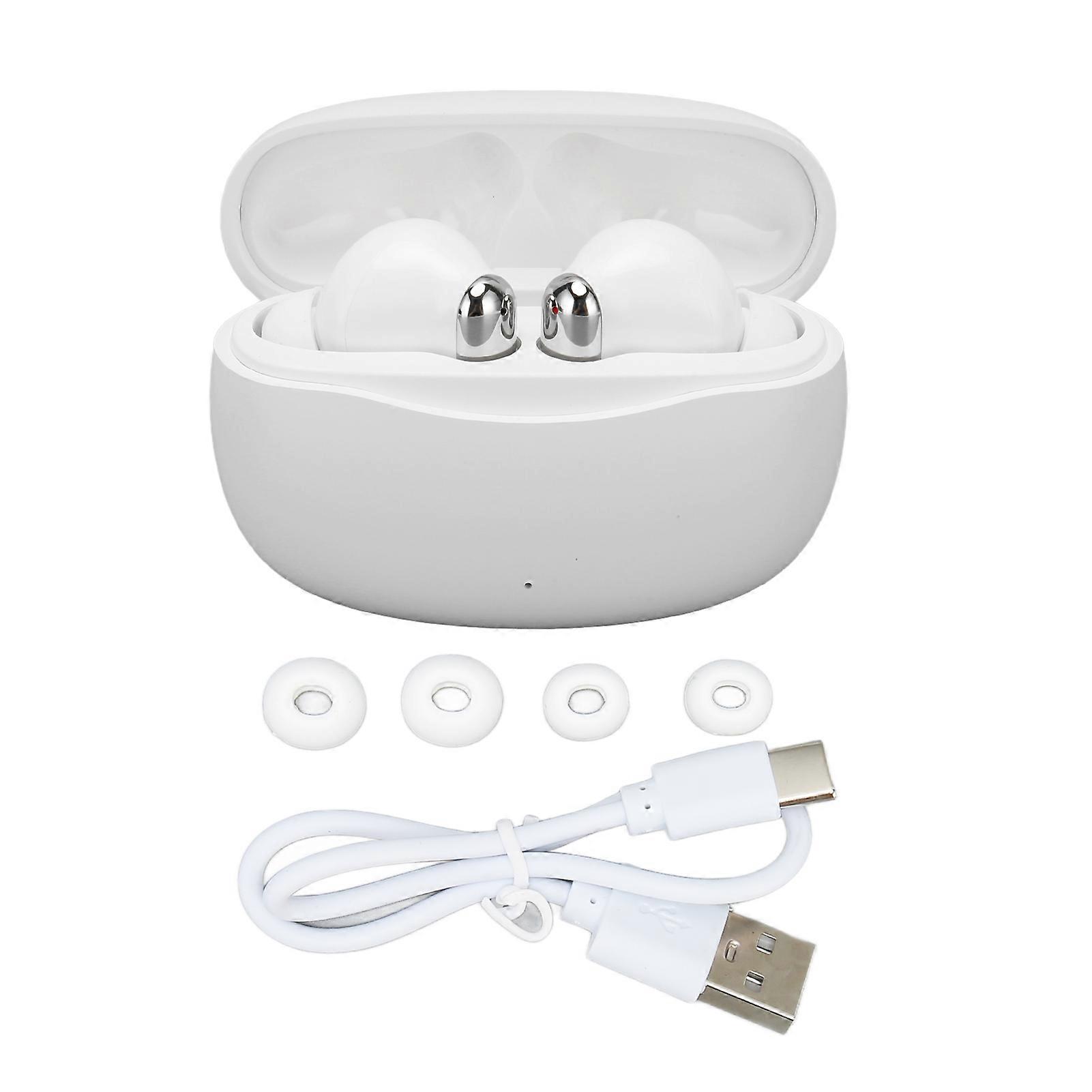 Sprachübersetzer Ohrhörer 144 Sprachen Rauschunterdrückung Bluetooth 5.3 Wireless Smart Translator Kopfhörer Weiß