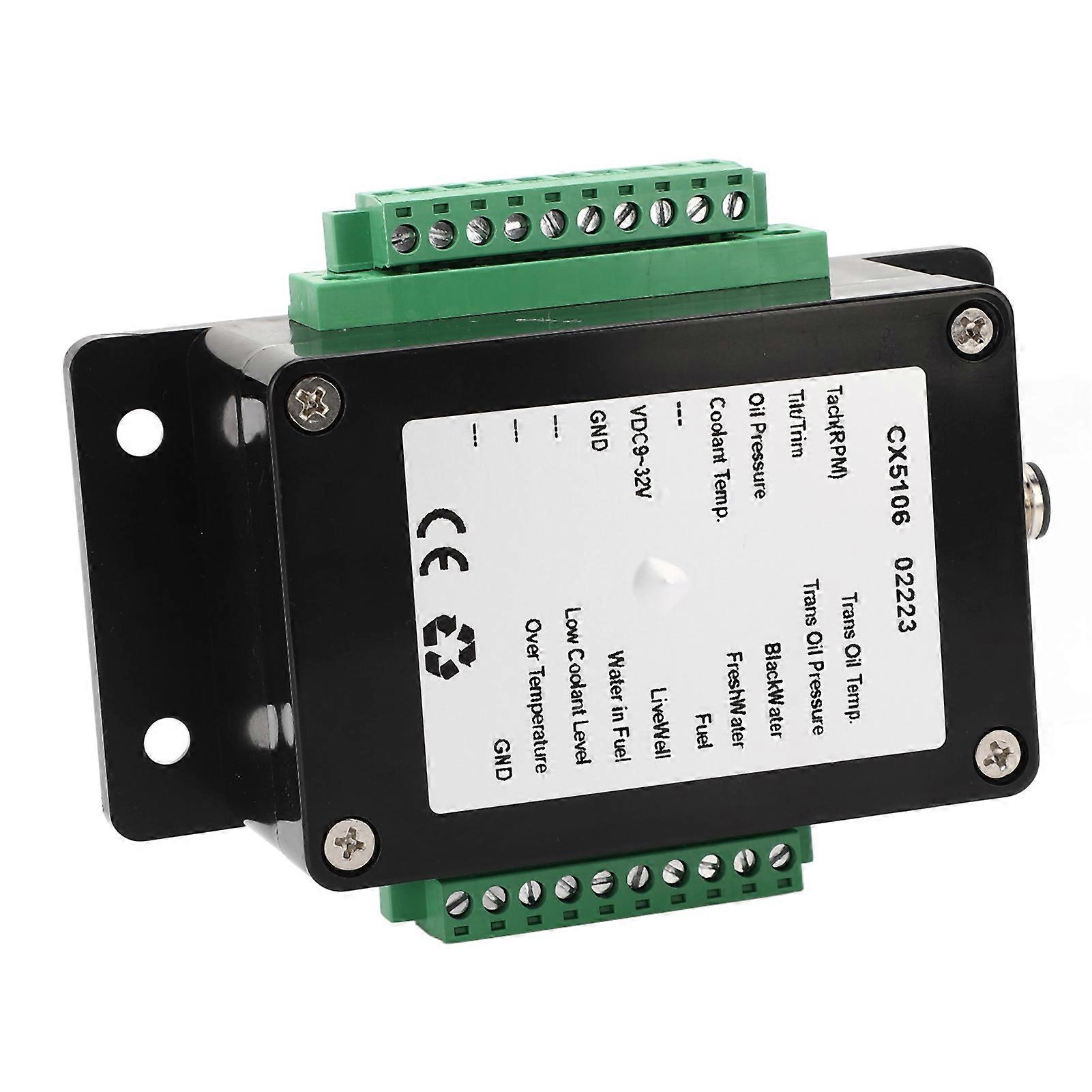 For NMEA 2000 Converter Box Up to 13 Sensors IP67 Waterproof DC 932V for Marine Boats Yachts