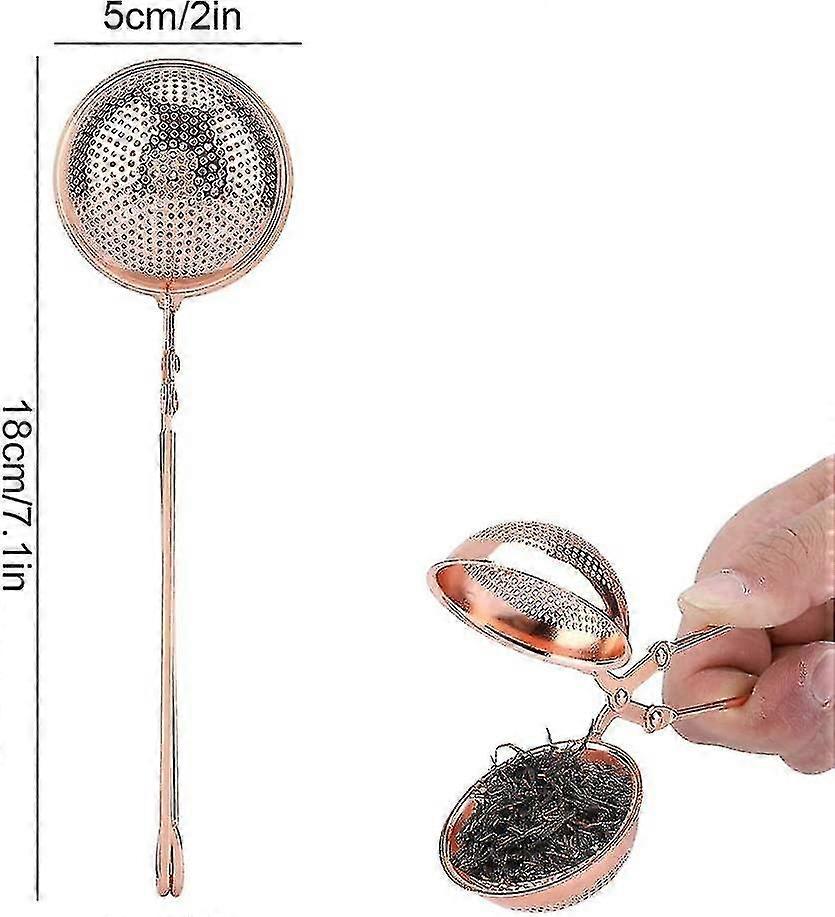 Filter Th & Eacute; Infuser Colander & Agrave; Th & Eacute; Stainless Steel Tea Leaf Brewing Tool Gift For Tea Lovers;