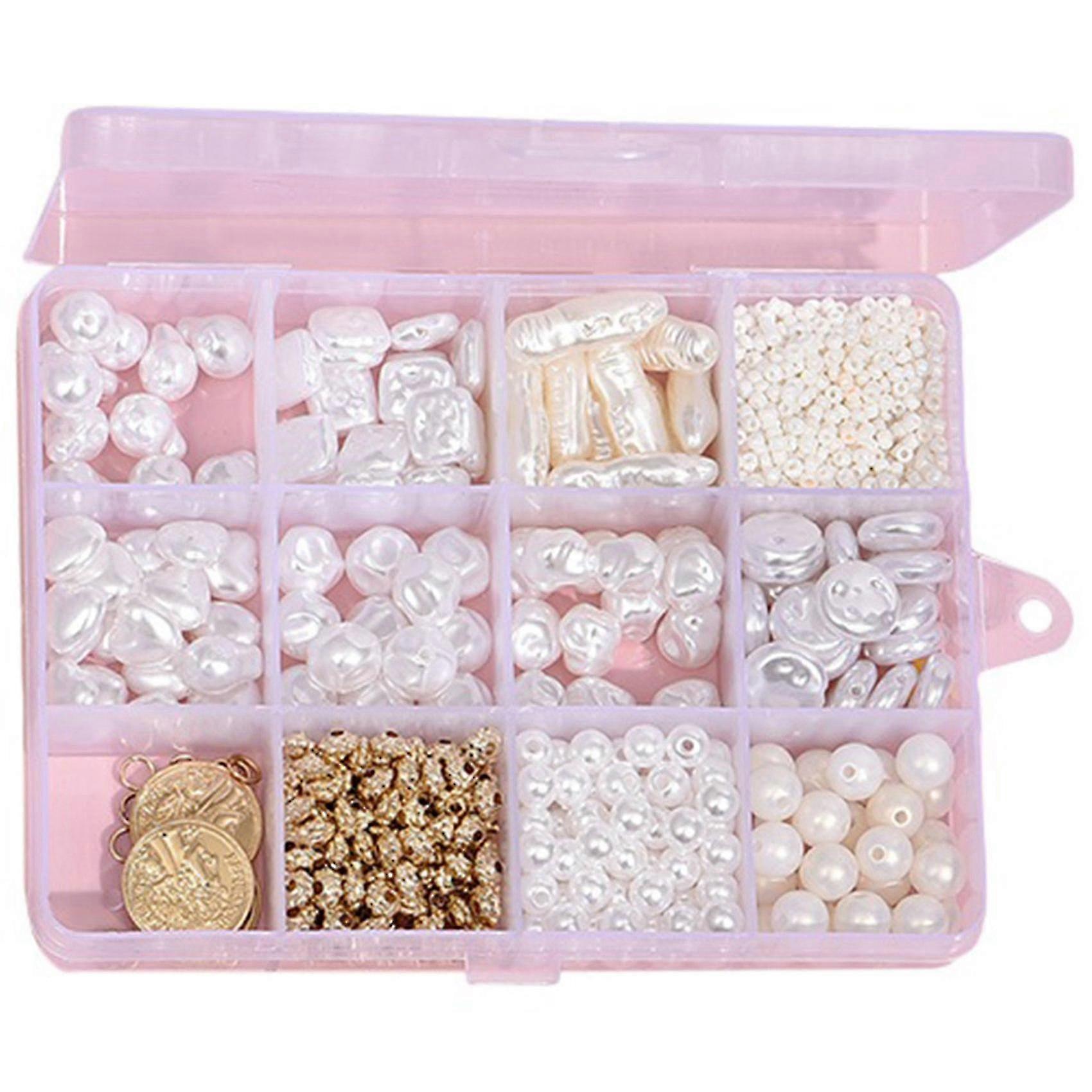 Pearl Beads For Crafts Kit Multiple Styles Pearl Beads With Hole