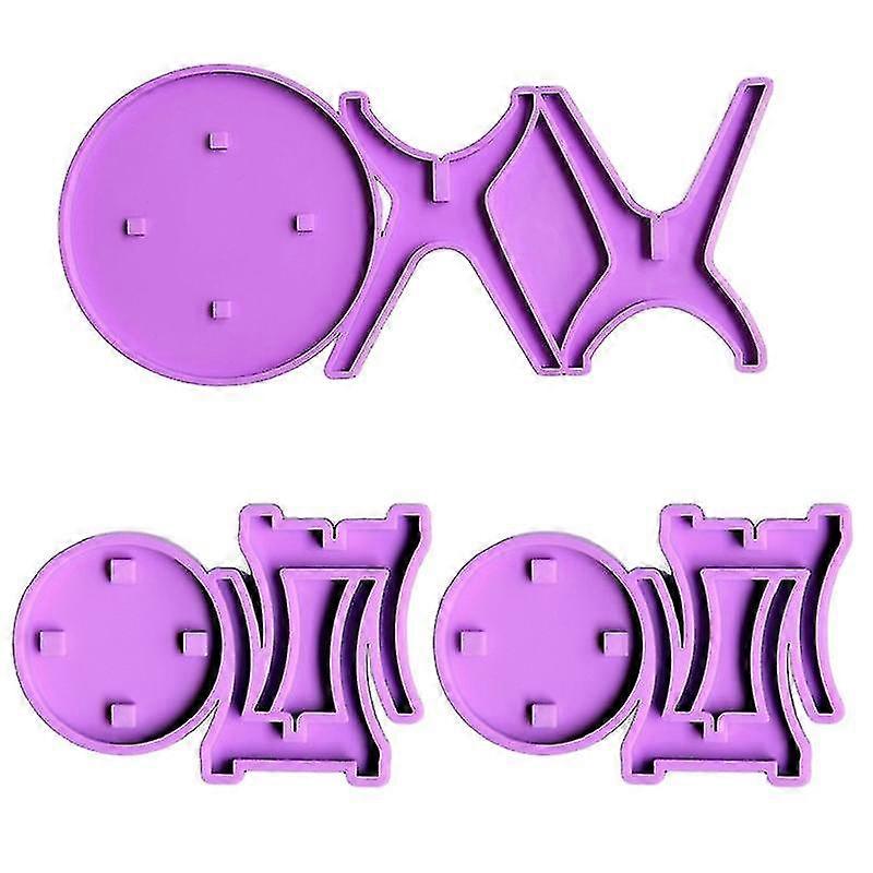 Diy Table Chair Molds Mini Table Ornaments Mirror Resin Expoy Casting Moulds