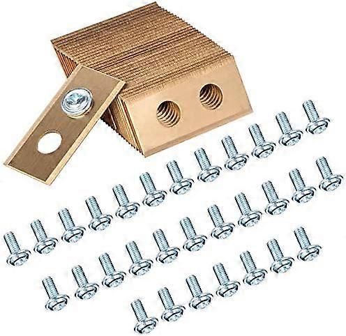 TCGG-30 Pack Titanium Replacement Blades for Worx Landroid Robot Lawn Mower Upgraded Titanium Blades and Screws for Worx Landroid Robot Lawn Mower