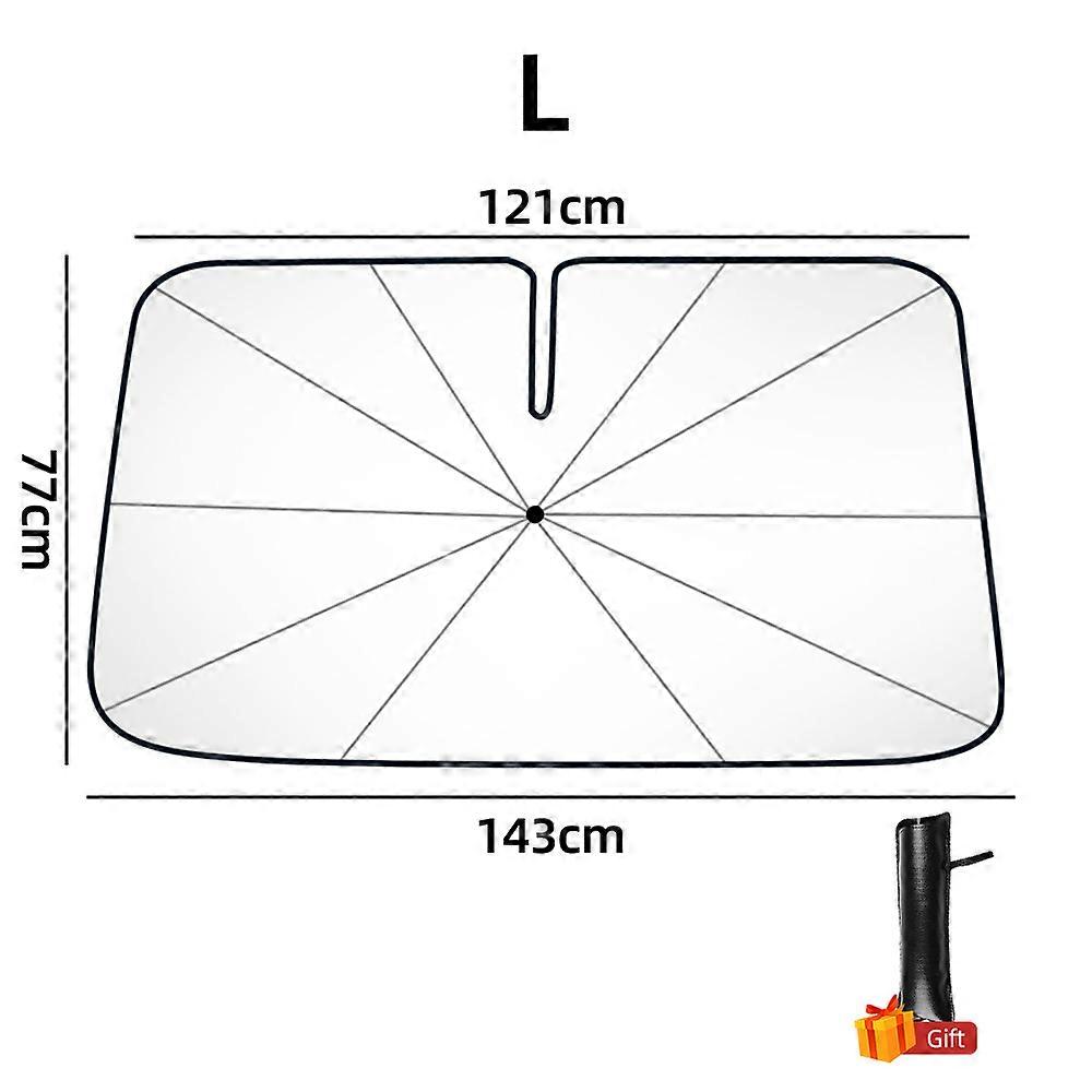 Newest Car Windshield Sunshade Umbrella with 360Rotation Bendable Handle Front Window Sun shade UV Protection Heat Insulation