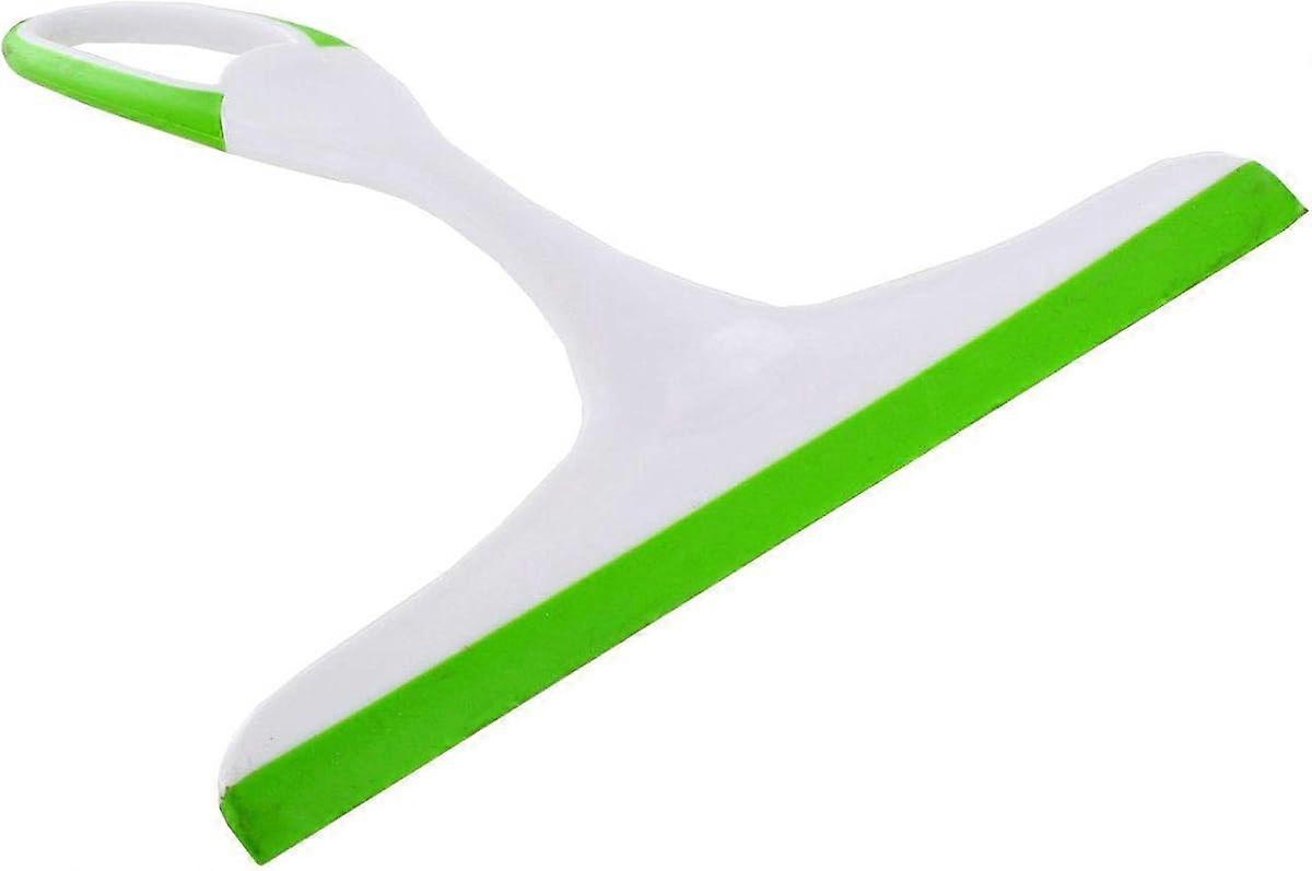 Green Mini Rubber Window Squeegee for Home Car Bathroom Shower Mirror
