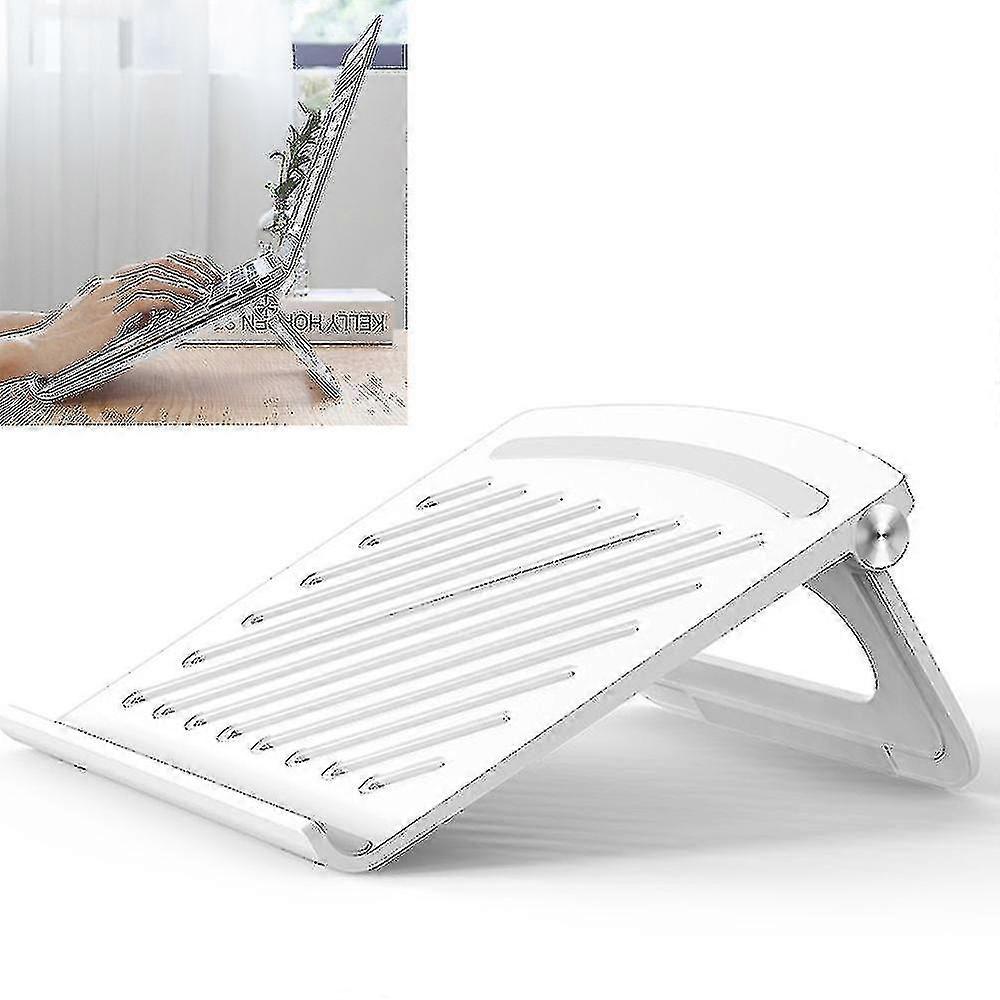 Foldable Laptop Stand, Portable Aluminum Computer Riser, Adjustable