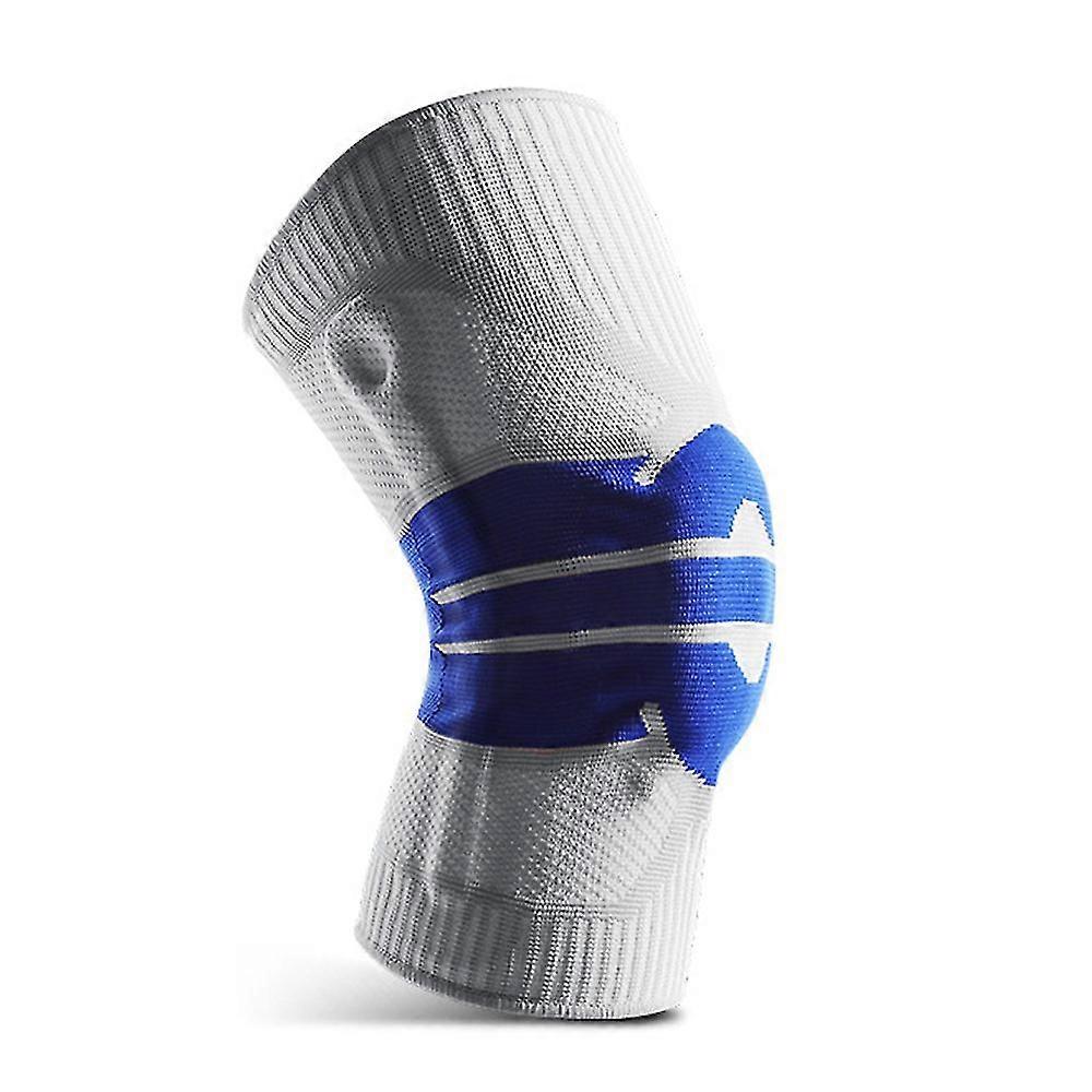 S, Knee Compression Sleeve Support With Patella Gel Pads And Side Spring Stabilizers