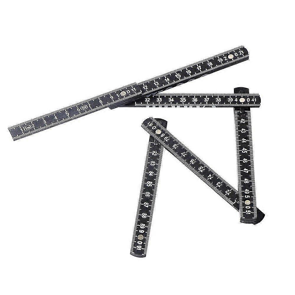 Folding Versatile Inside Reading Carpenter's Ruler Education Meter Lightweight And Compact Measuring
