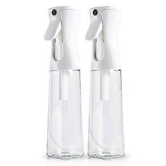 Continuous Hair Mister Spray Bottle Fine Vide Petite Brume Spray 300ml2pcswhite