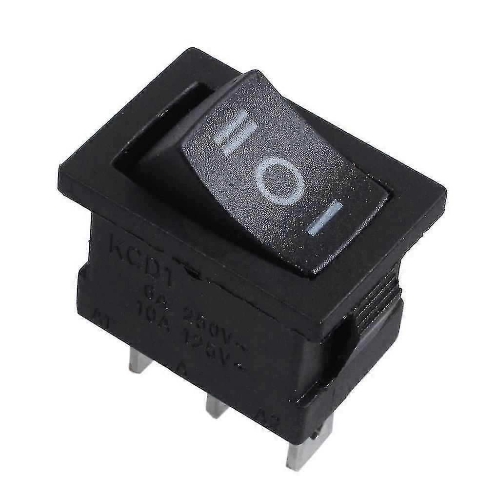 Kolébkový spínač pro lodě s 3 polohami, zacvakávací, AC 250V/6A/125V/10A