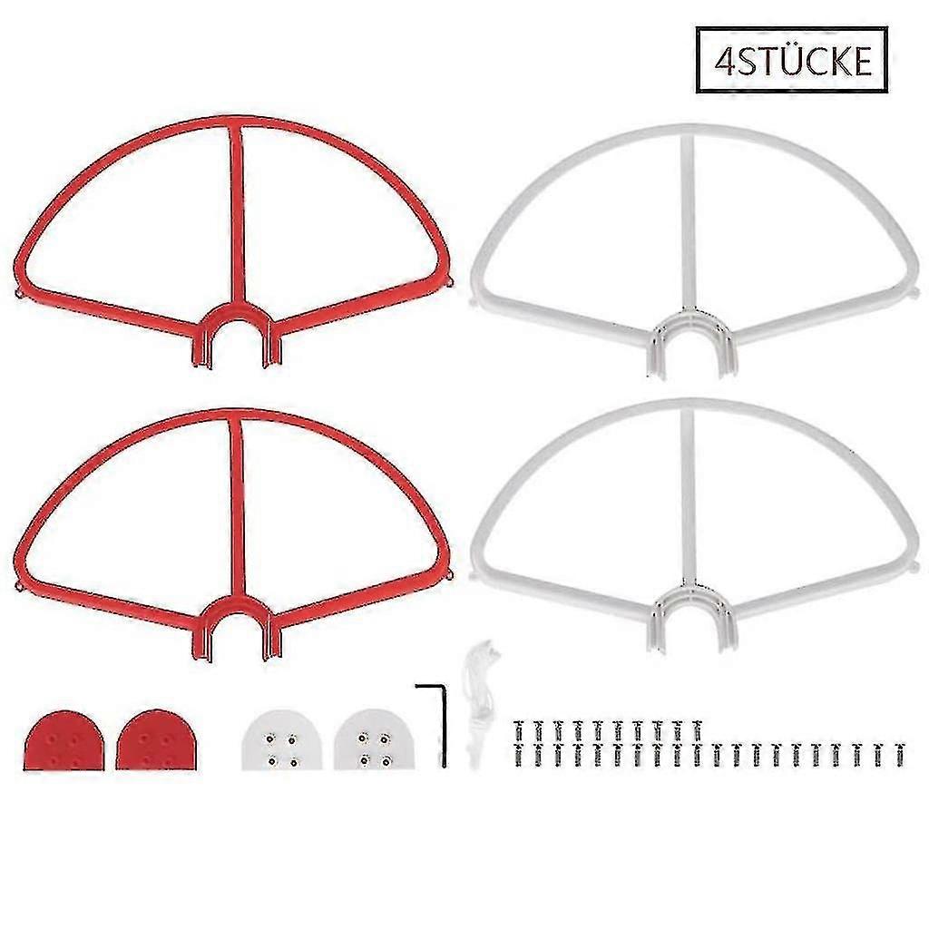 Piao 4pcs Propeller Guards For Dji Phantom 3 Standard, Advanced And Professional Quick Release Disco