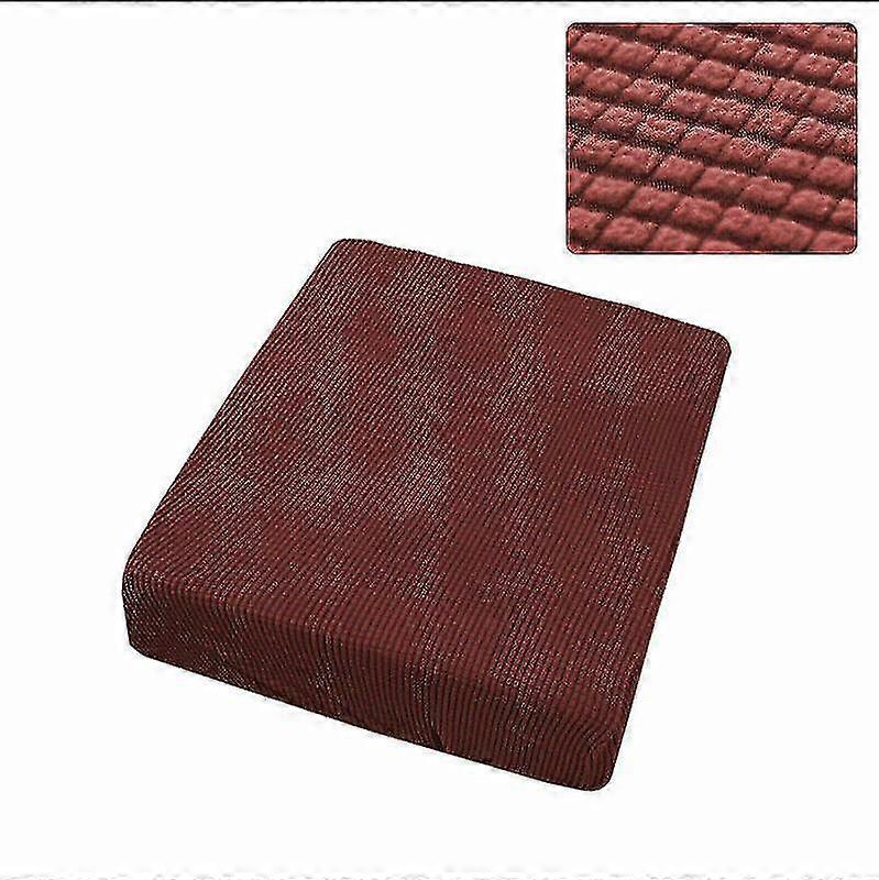1 Seatr Stretchy Sofa Seat Cushion Cover Couch Slipcovers Protector(wine Red)