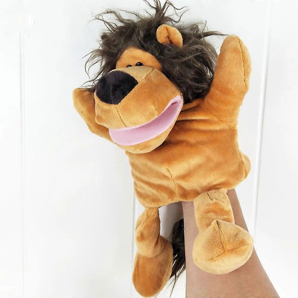 Brauner Löwe Handpuppe Kinder Plüschtier Löwentiere