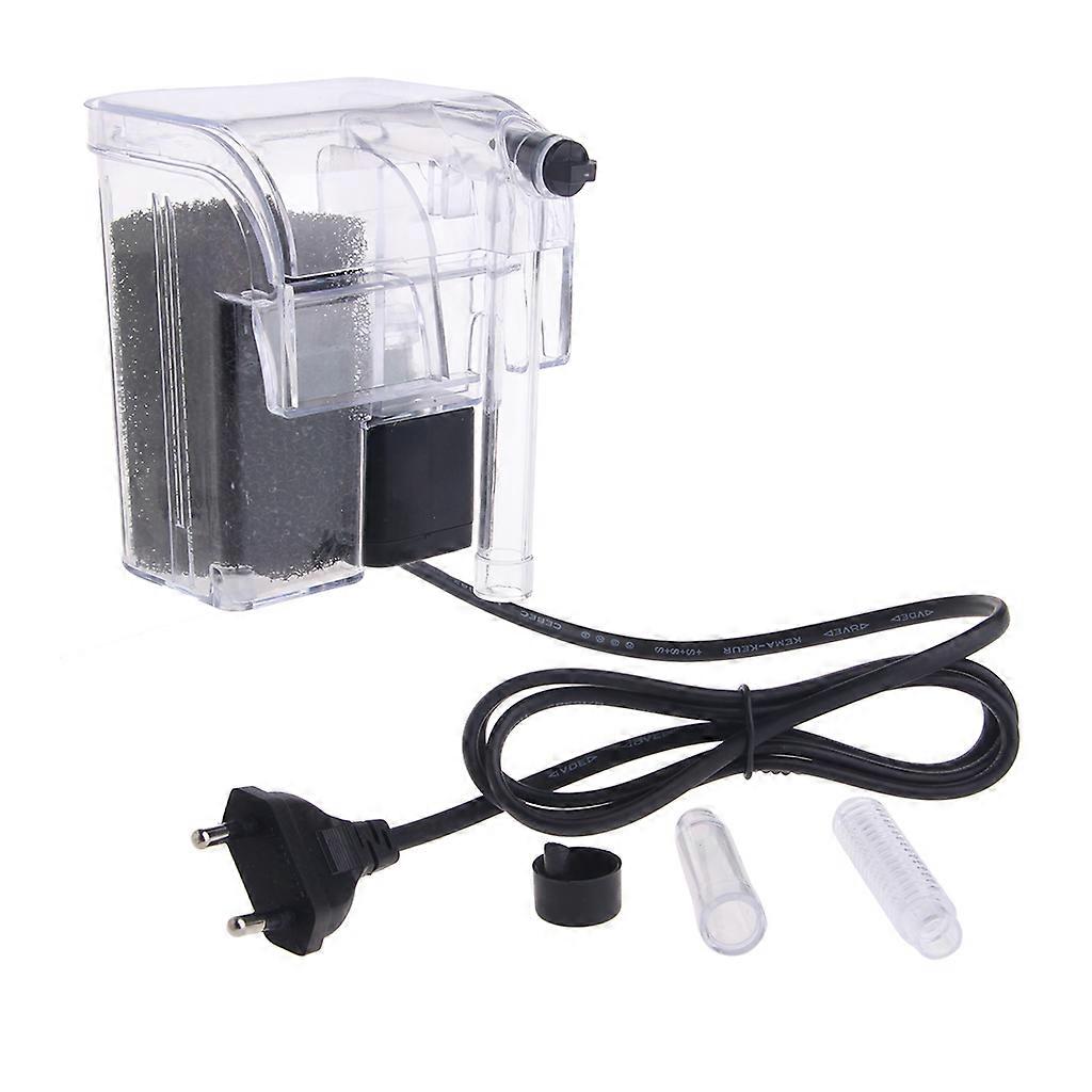 Aquarium Turtle Filter Mini Waterfall Hanging Filters for Small Fish Tanks