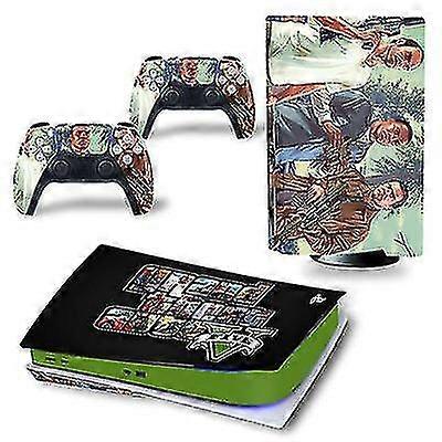 Ps5 Disk Edition Console And Controllers Skin Sticker#132