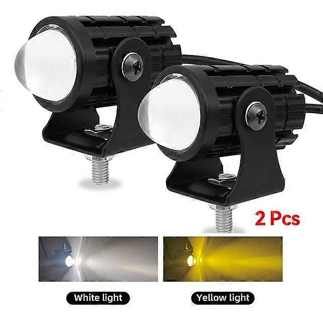 Motorcycle lights LED Headlight Vehicle Lighting ATV explorers auxiliary Projector Lens Scooter Universal Driving for Light Spotlight