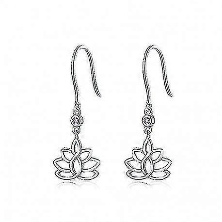 Silver Earrings Lotus