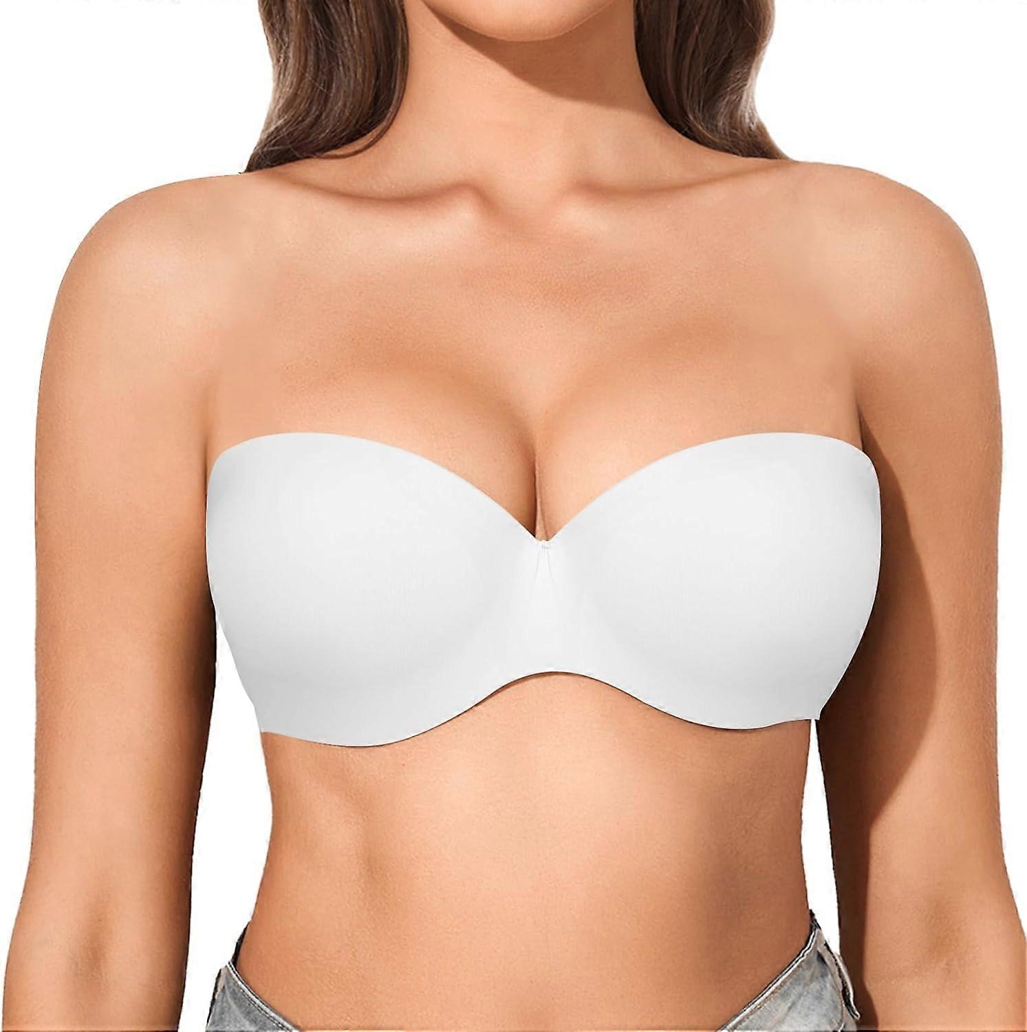 Women's Multiway Strapless Bras Push Up Non Slip Lightly Lined Convertible Bra Multi Pack gift