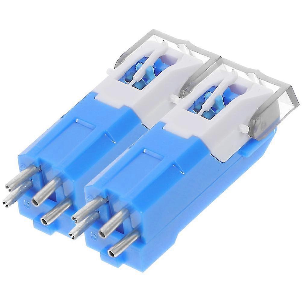 2Pcs Reusable Vinyl Turntable Needle Record Player Needle Phonograph Record Player Needle